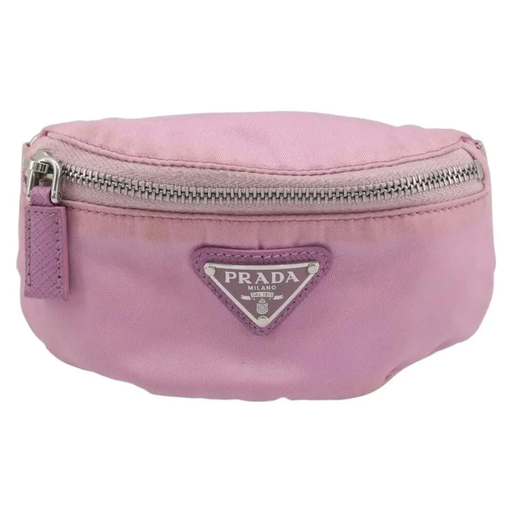Prada Nylon Arm Pouch Pink